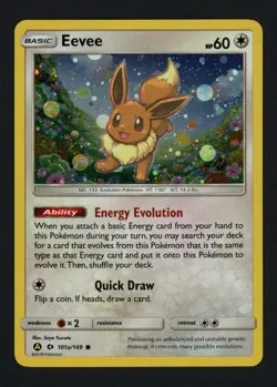 Eevee 101a/149 Alternate Art Promos Holofoil Promo Pokemon TCG - Image 1