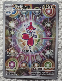 Medicham 241/217 - 2026 Ascended Heroes Illustration Rare Holo Pokemon Card NM - Image 1