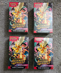 Pokemon Ascended Heroes Booster Bundle - Lot of 4 SEALED - Image 1