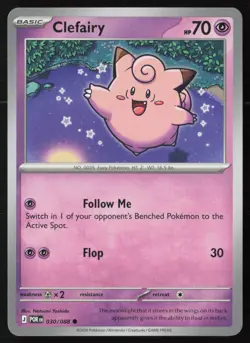 Pokemon Clefairy - 030/088 ME03: Perfect Order Normal Pack Fresh - NM - Image 1