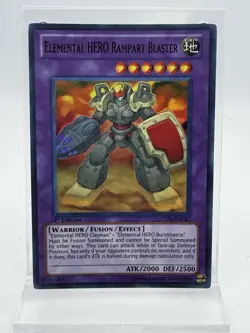 Elemental HERO Rampart Blaster - LCGX-EN047 - Super Rare Yugioh - Image 1