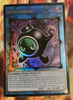 Yu-Gi-Oh! Linguriboh Prismatic Ultimate Rare RA05-EN056 Rarity Collection 5 NM - Image 1