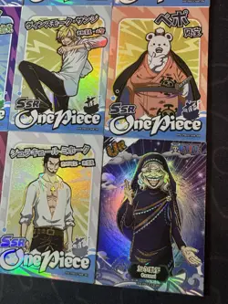 One Piece Set of 9 Collectible Character Anime SSR CR Magazine Manga Full Art - Image 4