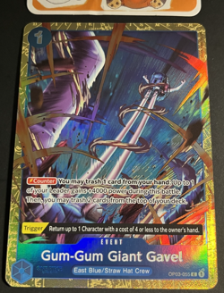 One Piece Gum-Gum Giant Gavel OP03-055 - Image 1