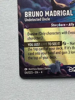 Bruno Madrigal - Undetected Uncle - D23 Promo #4 - Disney Lorcana - Image 3