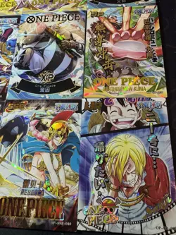 One Piece 12 Collectible Character Anime Ultra Premium Thick Cards Ace XP - Image 4