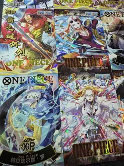 One Piece 12 Collectible Character Anime Ultra Premium Thick Cards Ace XP - Image 5