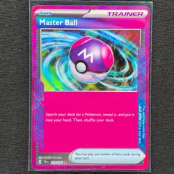 Master Ball - 153/162 - ACE SPEC - Temporal Forces - Pokemon Card - NM/M - Image 1