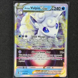 Alolan Vulpix - 034/195 - Ultra Rare - Silver Tempest - Pokemon Card - NM/M - Image 1
