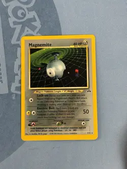 Magnemite 7/75 Neo Discovery Holo Pokemon Card NM - Image 1