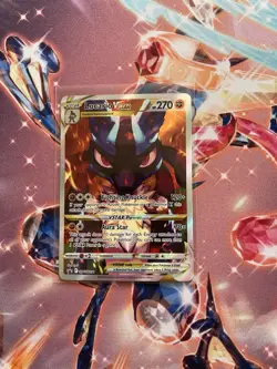 Pokemon TCG Lucario VSTAR SWSH291 Crown Zenith Promo Card Near Mint Condition - Image 1