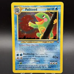 Politoed 8/75 Holo Rare Neo Discovery Pokemon Card Vintage WOTC LP - Image 1