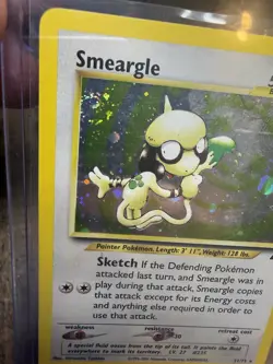 Pokemon Smeargle Neo Discovery 11/75 Holo Rare Unlimited English Card Swirl - Image 2