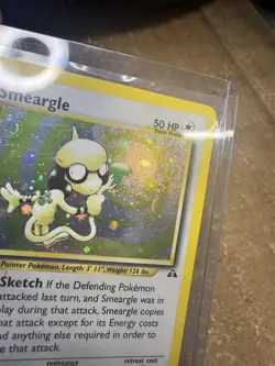 Pokemon Smeargle Neo Discovery 11/75 Holo Rare Unlimited English Card Swirl - Image 4