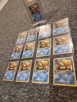 13 Card Lot 1999 Pokemon Omanyte 52/62 1st Edition Fossil BGS 9.5 With 12 Base - Image 5