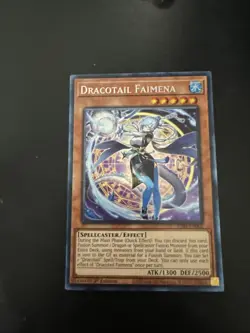 Yugioh! TCG - Dracotail Faimena - Collector’s Rare - Justice Hunters -JUSH-EN002 - Image 2