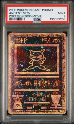 2000 POKEMON GAME MOVIE POKEMON 2000 MOVIE ANCIENT MEW PSA 9 - Image 1