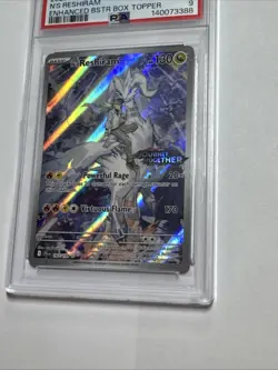 N's Reshiram 167/159 Journey Together Stamped Box Topper Pokemon PSA 9 - Image 4