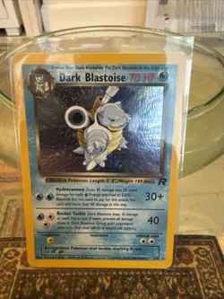 2000 WOTC Pokemon Rocket Unlimited Dark Blastoise 3/82 Holo Rare - TCG - LP - Image 1
