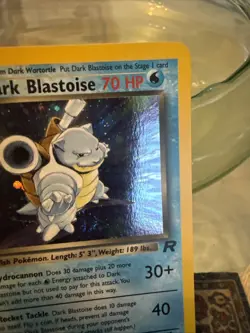 2000 WOTC Pokemon Rocket Unlimited Dark Blastoise 3/82 Holo Rare - TCG - LP - Image 4