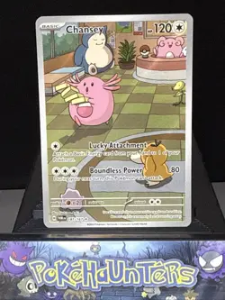 Pokemon Card Chansey 187/167 Twilight Masquerade Illustration Rare Near Mint - Image 1