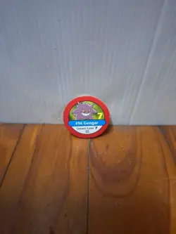 Pokemon Master Trainer Red Chip #94 Gengar 1998 Nintendo Board Game Part Pog - Image 1