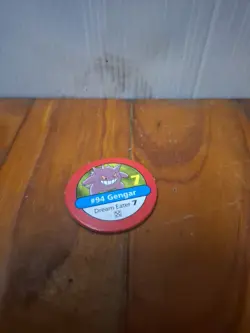 Pokemon Master Trainer Red Chip #94 Gengar 1998 Nintendo Board Game Part Pog - Image 3