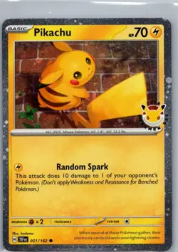 Pikachu (Pokemon Day 2026) 051/162 Holo Common - Image 1