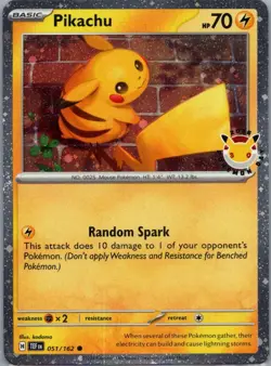 Pikachu (Pokemon Day 2026) 051/162 Holo Common - Image 1