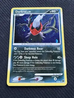 Pokemon - Darkrai LV.40 - 4/106 - Great Encounters - Rare Holo Swirl - Image 1