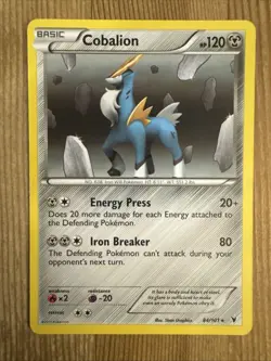 Pokemon TCG Cobalion Noble Victories 84/101 Regular Exclusive LP - Image 1