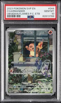 2023 POKEMON SVP EN-SV BLACK STAR PROMO #044 CHARMANDER PSA 10 - Image 1