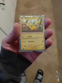 Pokemon TCG Pikachu 002/015 Promo McDonald's Promos 2024 Holo Bleed Rare - Image 1