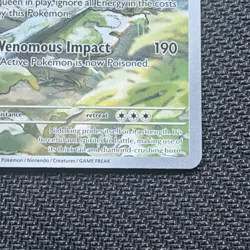 Pokemon Nidoking Illustration Rare Full Art Holo 174/165 SV 151 English 2023 - Image 4