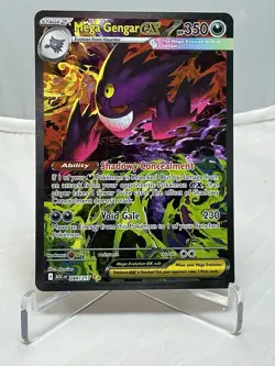 Pokemon TCG Mega Gengar Ex 284/217 Special Illustration Rare SIR Ascended Heroes - Image 1