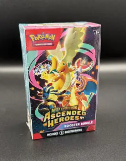 Pokemon TCG Ascended Heroes Booster Bundle (6 Packs) – Factory Sealed – New - Image 1