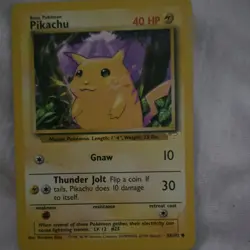 Pokemon TCG Pikachu 58/102 Miscellaneous Promo Stamped 40HP English 1999 - Image 1