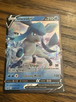 Pokemon Glaceon V SWSH196 Black Star Promo Ultra Rare Holo - NM - Image 1