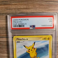 2009 Pokemon Pikachu Promo POP SERIES 9 15/17 PSA 1 STAR 🌟 - Image 2
