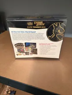 Pokemon TCG Crown Zenith Elite Trainer Box mint condition with protector - 7 - Image 2
