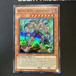 YUGIOH DESTINY HERO DREADMASTER SUPER RARE LCGX-EN125 - Image 2