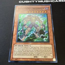 YUGIOH DESTINY HERO DREADMASTER SUPER RARE LCGX-EN125 - Image 3