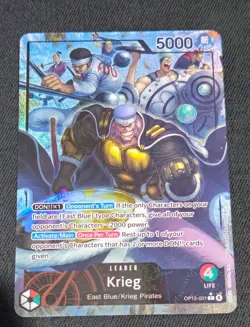 Don Krieg Alt Leader English - OP15-001 - Kami's Island One Piece TCG - Image 1