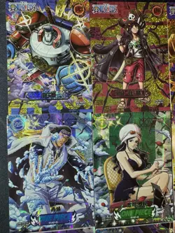 One Piece 12 Collectible Character Anime Waifu Ultra Premium Thick Cards Holo - Image 2