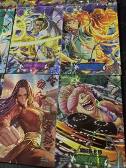 One Piece 12 Collectible Character Anime Waifu Ultra Premium Thick Cards Holo - Image 4