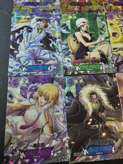 One Piece 12 Collectible Character Anime Waifu Ultra Premium Thick Cards Holo - Image 5