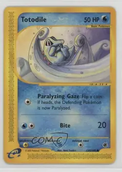 Totodile Pokemon e-Card Series Expedition #135 2002 - Image 1