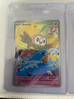 Pokemon MEP Holo Rowlet, Litten, Popplio Lot Basic Card Set 3 Cards 2026 - Image 2