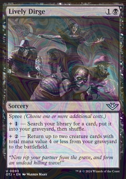 Foil Lively Dirge - otj - 93 | MTG Card - Image 3
