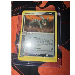 Pokemon Houndoom 34/97 Stage 1 Card Nintendo 2003 - Image 1